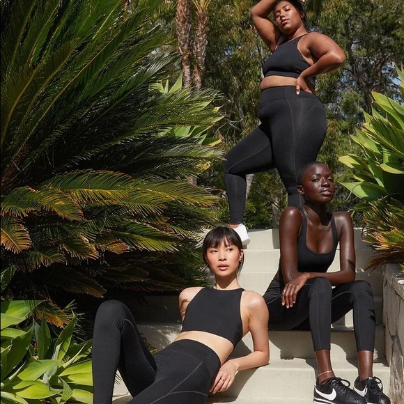 Girlfriend Black Compressive Mid-Rise Legging XS - Picture 2 of 5